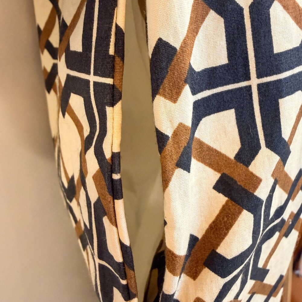 Tizzie Geometric Button-Front Shirt Dress Size S - Picture 8 of 10